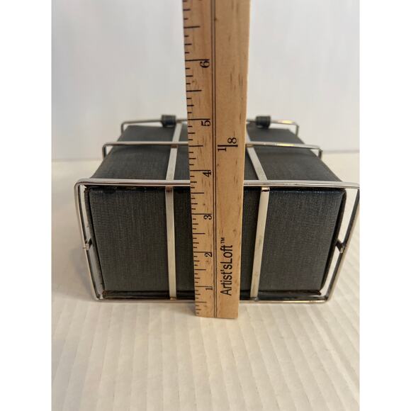 Vintage INSPIRED 1950s Wounded Bird Etra Box Purse with silver caging - Picture 14 of 16